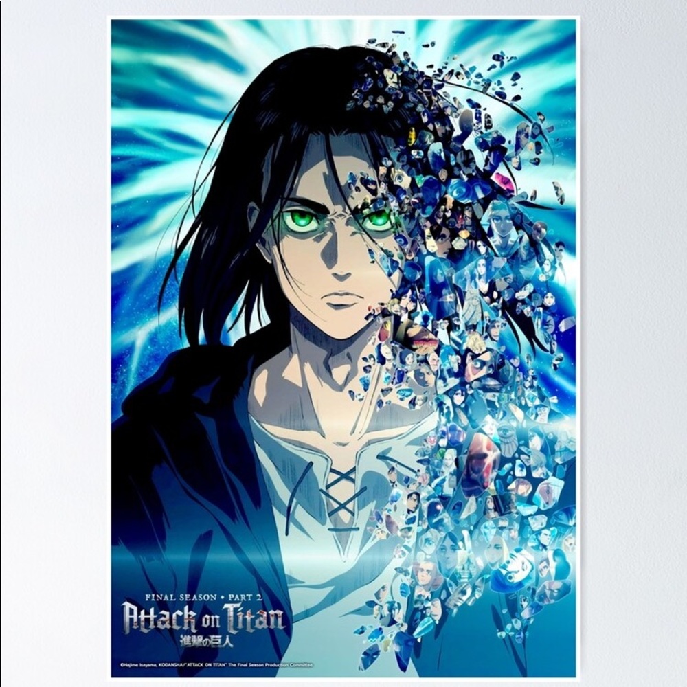 Attack on Titan(AoT) poster from the Final Season.